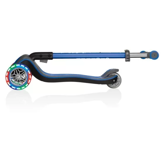 Trotineta pliabila Globber Elite Deluxe Lights Albastru Trotineta pliabila Globber Elite Deluxe Lights Albastru