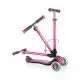 Trotineta pliabila Globber Elite Deluxe Lights Roz
