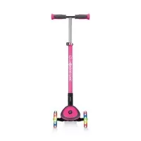 Trotineta pliabila Globber Elite Deluxe Lights Roz