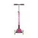 Trotineta pliabila Globber Elite Deluxe Lights Roz