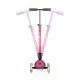 Trotineta pliabila Globber Elite Deluxe Lights Roz