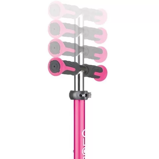 Trotineta pliabila Globber Elite Deluxe Lights Roz