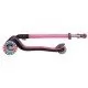 Trotineta pliabila Globber Elite Deluxe Lights Roz
