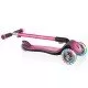 Trotineta pliabila Globber Elite Deluxe Lights Roz