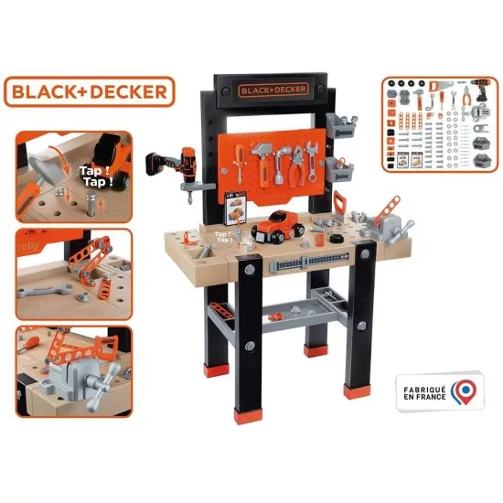 Atelier de lucru Smoby Black & Decker Bricolo Center Atelier de lucru Smoby Black & Decker Bricolo Center
