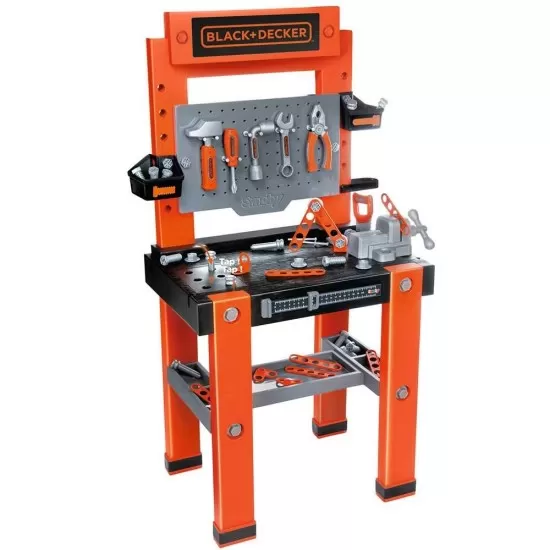 Atelier Smoby Black & Decker Bricolo One cu accesorii Atelier Smoby Black & Decker Bricolo One cu accesorii