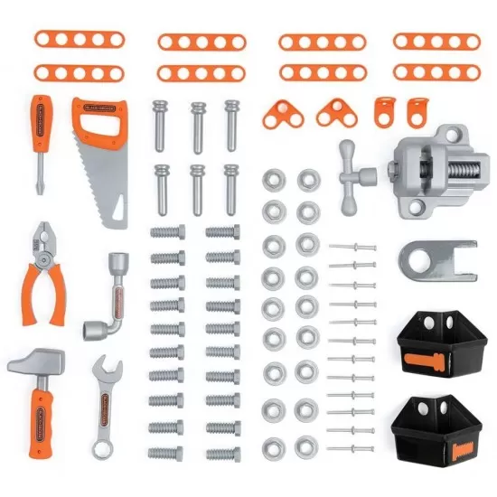 Atelier Smoby Black & Decker Bricolo One cu accesorii Atelier Smoby Black & Decker Bricolo One cu accesorii