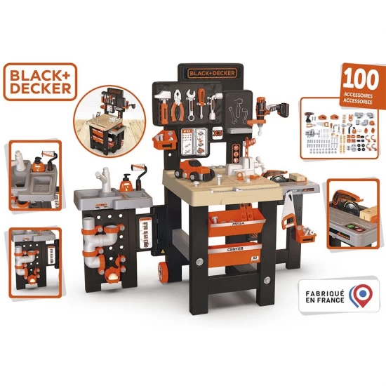 Set de joaca Atelier de lucru Smoby Black & Decker Mega Center Set de joaca Atelier de lucru Smoby Black & Decker Mega Center