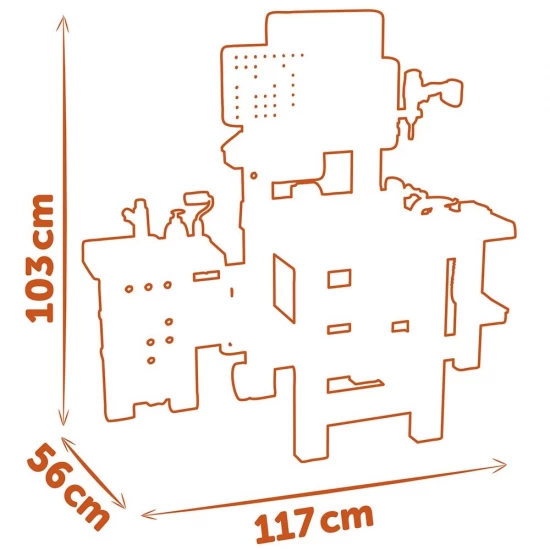 Set de joaca Atelier de lucru Smoby Black & Decker Mega Center Set de joaca Atelier de lucru Smoby Black & Decker Mega Center