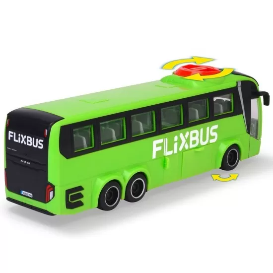 Autobuz Dickie Toys MAN Lion's Coach 26,5 cm Flixbus verde Autobuz Dickie Toys MAN Lion's Coach 26,5 cm Flixbus verde
