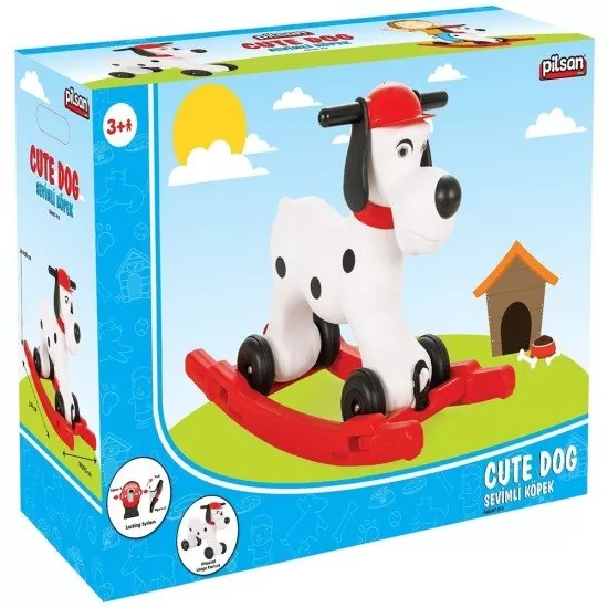 Balansoar pentru copii Pilsan Cute Dog white Balansoar pentru copii Pilsan Cute Dog white
