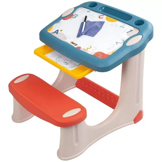 Banca scolara Smoby Magical Desk cu accesorii Banca scolara Smoby Magical Desk cu accesorii