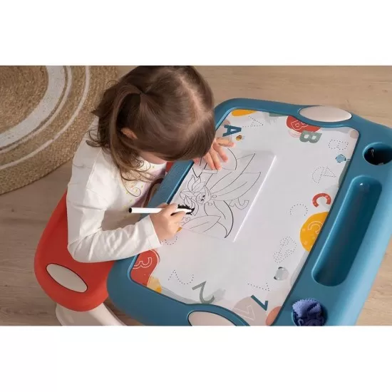 Banca scolara Smoby Magical Desk cu accesorii Banca scolara Smoby Magical Desk cu accesorii