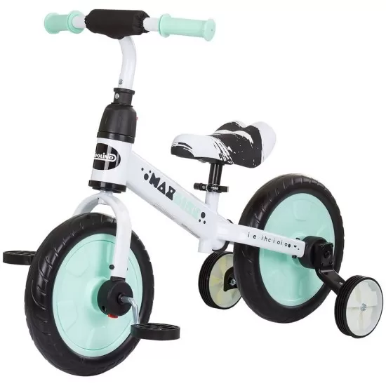 Bicicleta 2 in 1 Chipolino Max Bike Mint Bicicleta 2 in 1 Chipolino Max Bike Mint