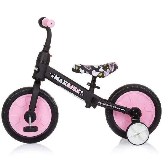 Bicicleta 2 in 1 Chipolino Max Bike pink Bicicleta 2 in 1 Chipolino Max Bike pink