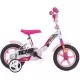Bicicleta copii Dino Bikes 10 inch 108 Sport alb si roz Bicicleta copii Dino Bikes 10 inch 108 Sport alb si roz