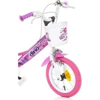 Bicicleta copii Dino Bikes 12 inch Fairy roz