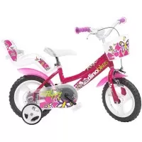 Bicicleta copii Dino Bikes 12 inch Flappy Fuchsia