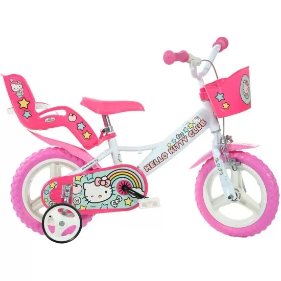 Bicicleta copii Dino Bikes 12 inch Hello Kitty Bicicleta copii Dino Bikes 12 inch Hello Kitty