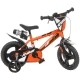 Bicicleta copii Dino Bikes 12 inch R88 portocaliu Bicicleta copii Dino Bikes 12 inch R88 portocaliu