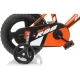 Bicicleta copii Dino Bikes 12 inch R88 portocaliu Bicicleta copii Dino Bikes 12 inch R88 portocaliu