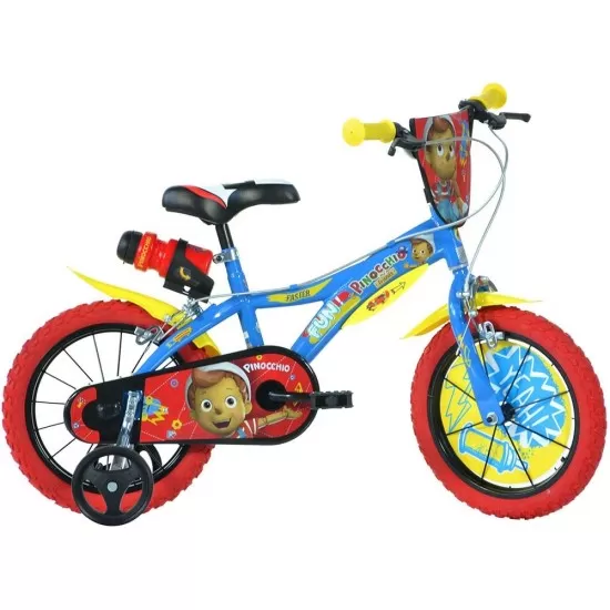 Bicicleta copii Dino Bikes 14 inch Pinocchio Bicicleta copii Dino Bikes 14 inch Pinocchio
