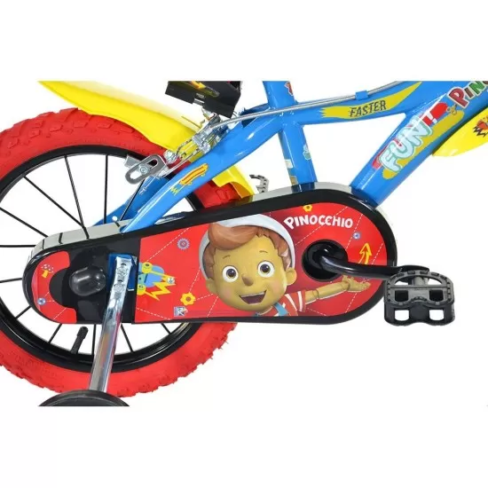 Bicicleta copii Dino Bikes 14 inch Pinocchio Bicicleta copii Dino Bikes 14 inch Pinocchio