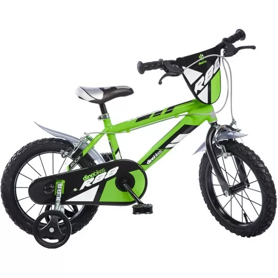 Bicicleta copii Dino Bikes 14 inch R88 verde Bicicleta copii Dino Bikes 14 inch R88 verde