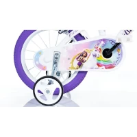 Bicicleta copii Dino Bikes 14 inch Unicorn Academy