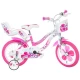Bicicleta copii Dino Bikes 16 inch Flappy roz Bicicleta copii Dino Bikes 16 inch Flappy roz