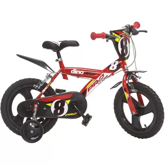 Bicicleta copii Dino Bikes 16 inch Pro-Cross rosu Bicicleta copii Dino Bikes 16 inch Pro-Cross rosu