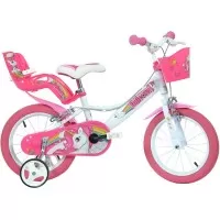Bicicleta copii Dino Bikes 16 inch Unicorn
