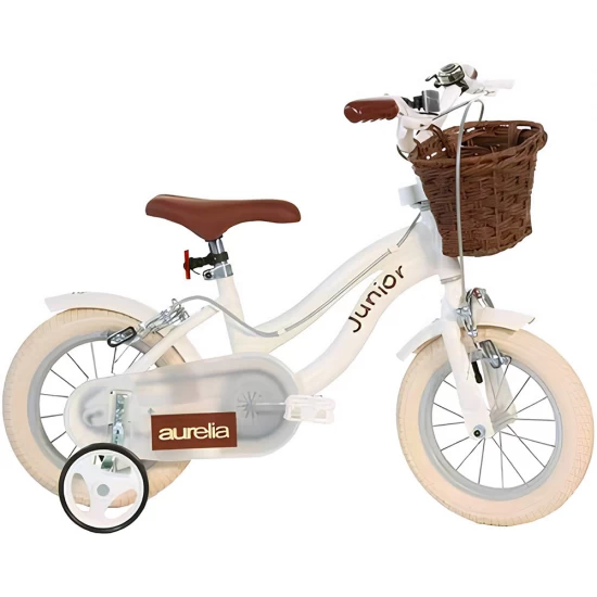 Bicicleta copii Dino Bikes 16 inch cu cosulet Vintage white