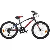Bicicleta copii Dino Bikes 20 inch MTB baieti Sport negru cu 6 viteze