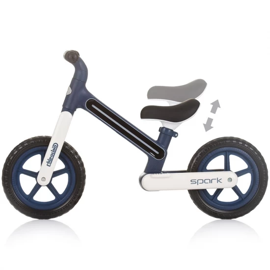 Bicicleta fara pedale Chipolino Spark blue Bicicleta fara pedale Chipolino Spark blue