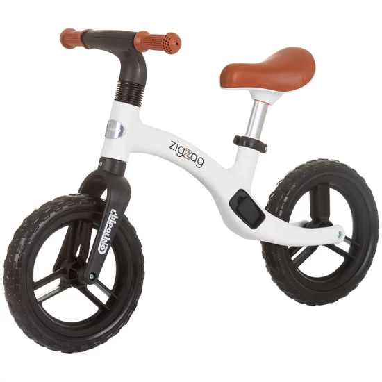 Bicicleta fara pedale Chipolino Zig Zag black white Bicicleta fara pedale Chipolino Zig Zag black white