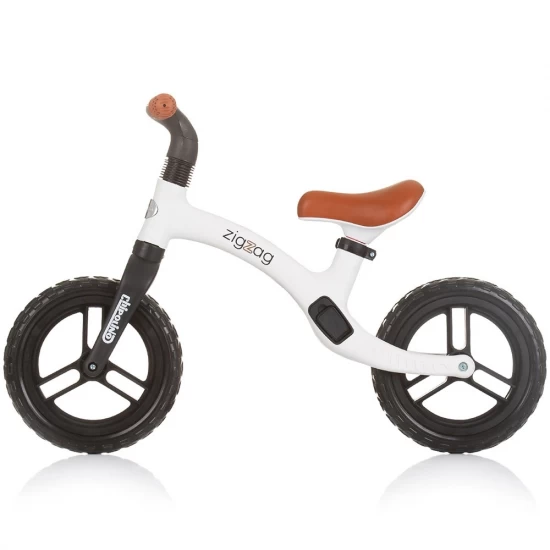 Bicicleta fara pedale Chipolino Zig Zag black white Bicicleta fara pedale Chipolino Zig Zag black white