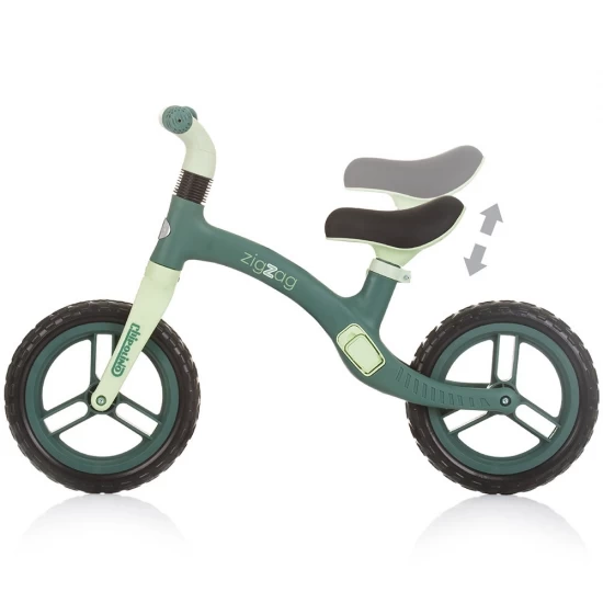 Bicicleta fara pedale Chipolino Zig Zag Green Bicicleta fara pedale Chipolino Zig Zag Green