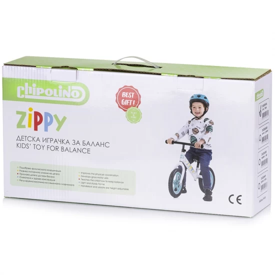 Bicicleta fara pedale Chipolino Zippy red Bicicleta fara pedale Chipolino Zippy red