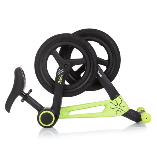 Bicicleta fara pedale pliabila Chipolino Fold X Green