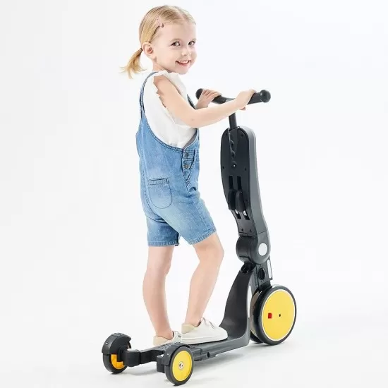 Bicicleta, tricicleta si trotineta Chipolino All Ride 4 in 1 Yellow Bicicleta, tricicleta si trotineta Chipolino All Ride 4 in 1 Yellow