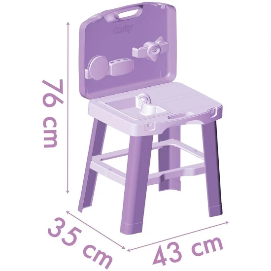 Bucatarie copii Smoby Gabby Kitchen cu 16 accesorii Bucatarie copii Smoby Gabby Kitchen cu 16 accesorii