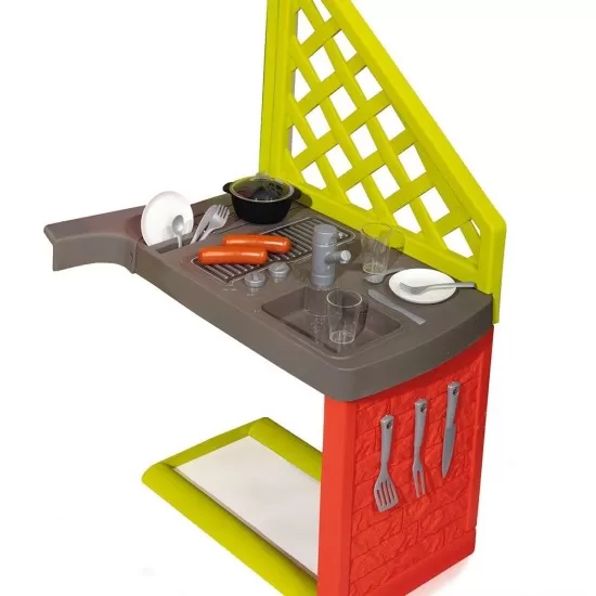 Bucatarie Smoby pentru casuta Jura Lodge cu accesorii Bucatarie Smoby pentru casuta Jura Lodge cu accesorii