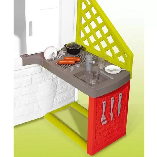 Bucatarie Smoby pentru casuta Jura Lodge cu accesorii Bucatarie Smoby pentru casuta Jura Lodge cu accesorii