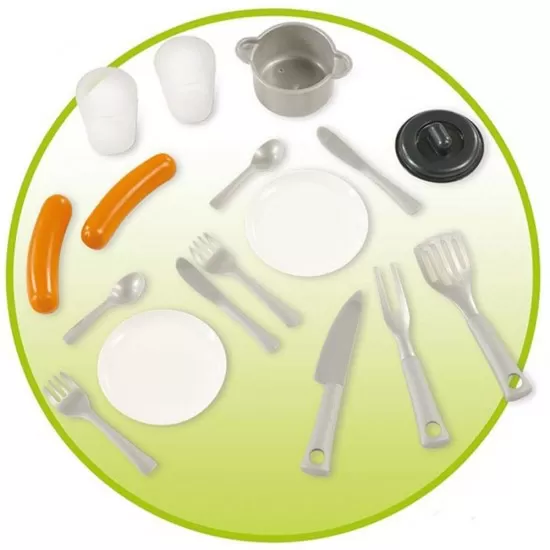 Bucatarie Smoby pentru casuta Jura Lodge cu accesorii Bucatarie Smoby pentru casuta Jura Lodge cu accesorii