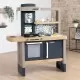 Bucatarie Smoby Tefal Evolutive albastru cu accesorii Bucatarie Smoby Tefal Evolutive albastru cu accesorii