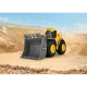 Buldozer Dickie Toys Volvo Wheel Loader 23 cm cu lumini si sunete Buldozer Dickie Toys Volvo Wheel Loader 23 cm cu lumini si sunete