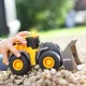 Buldozer Dickie Toys Volvo Wheel Loader 23 cm cu lumini si sunete Buldozer Dickie Toys Volvo Wheel Loader 23 cm cu lumini si sunete