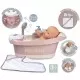 Cadita pentru papusa Smoby Baby Nurse Baleno Bath roz cu accesorii Cadita pentru papusa Smoby Baby Nurse Baleno Bath roz cu accesorii