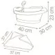 Cadita pentru papusa Smoby Baby Nurse Baleno Bath roz cu accesorii Cadita pentru papusa Smoby Baby Nurse Baleno Bath roz cu accesorii